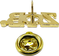 Zeta Phi Beta Classic 3-Letter Lapel Pin [Blue]