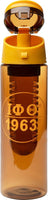 Iota Phi Theta Water Bottle With Fruit-Infuser [Brown]