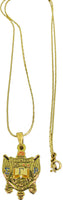 Sigma Gamma Rho Crest Pendant With Chain [Gold]