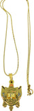 Sigma Gamma Rho Crest Pendant With Chain [Gold]
