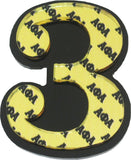 Alpha Phi Alpha Acrylic Line #3 Pin [Black/Gold]