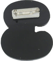 Alpha Phi Alpha Acrylic Line #3 Pin [Black/Gold]