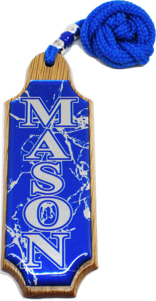 Mason Domed Wood Medallion [Brown]