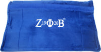Zeta Phi Beta Embroidered Velour Seatbelt Sleeve [Blue]