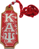 Kappa Alpha Psi Domed Wood Medallion [Brown]