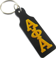 Alpha Phi Alpha Small Paddle Key Chain With Mirror [Black]