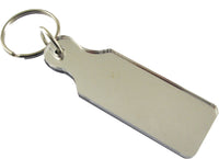 Alpha Phi Alpha Small Paddle Key Chain With Mirror [Black]