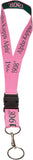 Alpha Kappa Alpha Classic Woven Embroidered Lanyard [Pink]