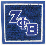 Zeta Phi Beta Square Chenille Sew-On Patch [Blue]