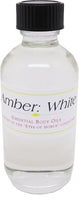Amber: White Scented Body Oil Fragrance