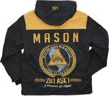 Big Boy Mason Divine S5 Hooded Mens Windbreaker Jacket [Black]