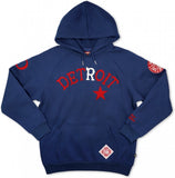Big Boy Detroit Stars Heritage Mens Hoodie [Navy Blue]