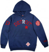 Big Boy Detroit Stars Heritage Mens Hoodie [Navy Blue]