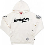 Big Boy Birmingham Black Barons Heritage Mens Hoodie [Ivory White]