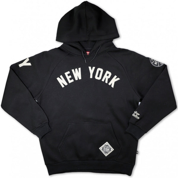 Big Boy New York Black Yankees Heritage Mens Hoodie [Black]