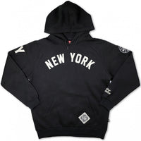 Big Boy New York Black Yankees Heritage Mens Hoodie [Black]