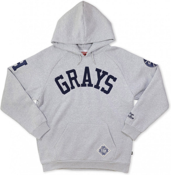 Big Boy Homestead Grays Heritage Mens Hoodie [Grey]