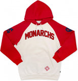 Big Boy Kansas City Monarchs 2-Tone Heritage Mens Hoodie [Red]