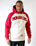 Big Boy Kansas City Monarchs 2-Tone Heritage Mens Hoodie [Red]