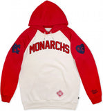 Big Boy Kansas City Monarchs 2-Tone Heritage Mens Hoodie [Red]