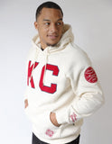 Big Boy Kansas City Monarchs Heritage Mens Hoodie [Ivory White]