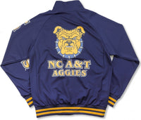 Big Boy North Carolina A&T Aggies S5 Mens Jogging Suit Jacket [Navy Blue]