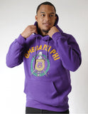 Big Boy Omega Psi Phi Divine 9 S6 Pullover Mens Hoodie [Purple]