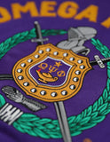 Big Boy Omega Psi Phi Divine 9 S6 Pullover Mens Hoodie [Purple]