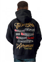 Big Boy Tuskegee Airmen S4 Pullover Mens Hoodie [Black]