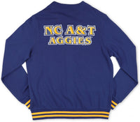 Big Boy North Carolina A&T Aggies S3 Mens Cardigan [Navy Blue]