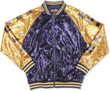 Big Boy North Carolina A&T Aggies S3 Ladies Sequins Jacket [Navy Blue]
