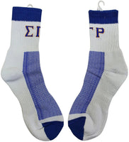Buffalo Dallas Sigma Gamma Rho Crew Socks [White]