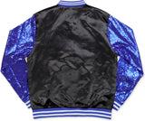 Big Boy Zeta Phi Beta Divine 9 S3 Satin Ladies Sequins Jacket [Black]