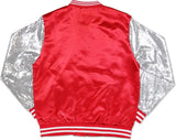 Big Boy Delta Sigma Theta Divine 9 S3 Satin Ladies Sequins Jacket [Red]