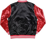 Big Boy Delta Sigma Theta Divine 9 S3 Satin Ladies Sequins Jacket [Black]