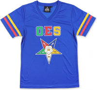 Big Boy Eastern Star Divine Womens Football Jersey Tee [Royal Blue]