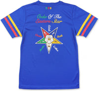 Big Boy Eastern Star Divine Womens Football Jersey Tee [Royal Blue]