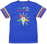 Big Boy Eastern Star Divine Womens Football Jersey Tee [Royal Blue]