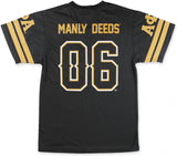 Big Boy Alpha Phi Alpha Divine 9 S2 Mens Football Jersey Tee [Black]