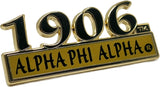 Alpha Phi Alpha 1906 Bar Design Lapel Pin [Gold]