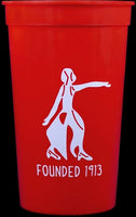 Delta Sigma Theta Plastic Stadium Cups [Red]