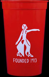 Delta Sigma Theta Plastic Stadium Cups [Red]