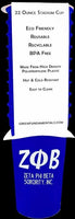 Zeta Phi Beta Plastic Stadium Cups [Blue - 22 oz. - 10 Per Pack]