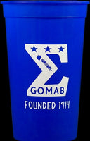 Phi Beta Sigma Plastic Stadium Cups [Blue]