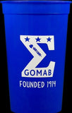 Phi Beta Sigma Plastic Stadium Cups [Blue]