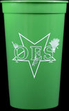 Order Of Eastern Star Plastic Stadium Cups [Green]