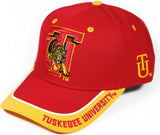 Big Boy Tuskegee Golden Tigers S148 Razor Mens Cap [Crimson Red]