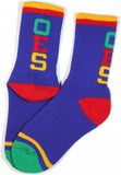 Big Boy Eastern Star Divine S4 Womens Athletic Socks [Royal Blue]