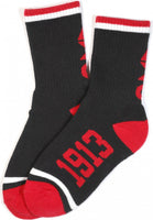Big Boy Delta Sigma Theta Divine 9 S4 Womens Athletic Socks [Black]