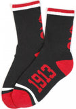 Big Boy Delta Sigma Theta Divine 9 S4 Womens Athletic Socks [Black]